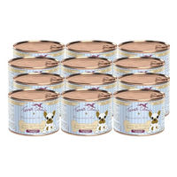 Produktbild von Terra Canis Hund Nassfutter Huhn mit Kürbis Blütenpollen und Kamille Welpe glutenfrei 12x200g - 12 x 200 g