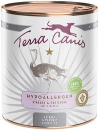 Produktbild von Terra Canis Hund Nassfutter Hypoallergen Monoprotein Strauß Adult 6x800 g