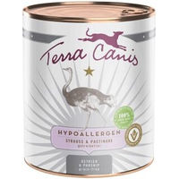 Produktbild von Terra Canis Hund Nassfutter Hypoallergen Monoprotein Strauß Adult 6x800 g