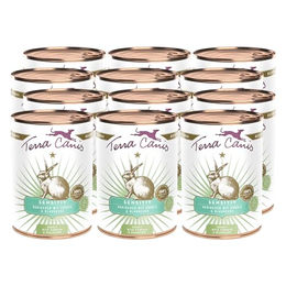 Terra Canis Hund Nassfutter Kaninchen mit Kürbis und Blaubeere Sensitive Getreidefrei 12x400g - 12 x 400 g – Bild 1 von 2