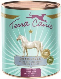 Produktbild von Terra Canis Hund Nassfutter Pferd Adult Getreidefrei und Glutenfrei 6x800 g - 6 x 800 g