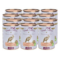 Produktbild von Terra Canis Hund Nassfutter Senior Pute mit Papaya und Borretsch 12x400g mit hohem Fleischanteil - 12 x 400 g