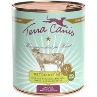 Produktbild von Terra Canis Hundefutter Adult Getreidefrei Kalb mit Petersilienwurzel Mango und Johannisbeere 6x800g - 6 x 800 g