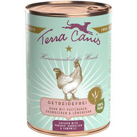 Produktbild von Terra Canis Hundefutter Adult Huhn mit Pastinaken, Löwenzahn und Brombeeren Getreidefrei 6 x 400 g - 6 x 400 g