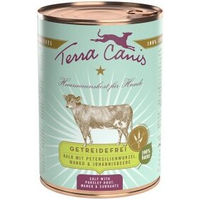 Produktbild von Terra Canis Hundefutter Adult Kalb Getreidefrei und Glutenfrei mit hohem Fleischanteil 6x400 g - 6 x 400 g