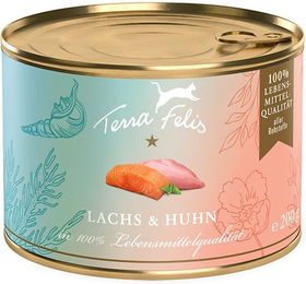 Terra Canis Hundefutter Adult Lachs & Huhn Stückchen in Sauce Getreidefrei 12 x 200 g - 12 x 200 g – Bild 1 von 2