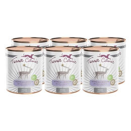 Produktbild von Terra Canis Hundefutter Antilope mit Kartoffel Hypoallergen Getreidefrei und Glutenfrei 6x800g - 6 x 800 g