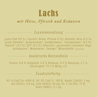 Produktbild von Terra Canis Hundefutter Classic Lachs Hirse Pfirsich und Kräuter Adult 12x400g glutenfrei und getreidearm - 12 x 400 g