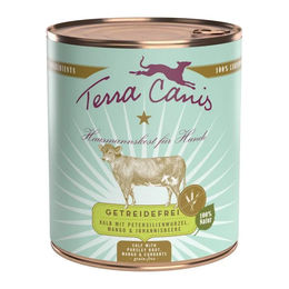 Terra Canis Hundefutter Getreidefrei Kalb mit Petersilienwurzel, Mango & Johannisbeere 6 x 800 g - 6 x 800 g – Bild 1 von 4