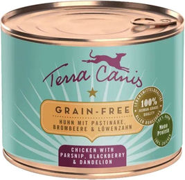 Produktbild von Terra Canis Hundefutter Huhn mit Pastinake getreidefrei 12x200g