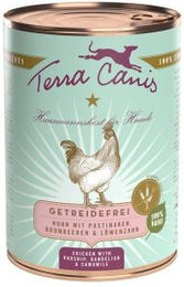 Produktbild von Terra Canis Hundefutter Huhn mit Pastinaken, Brombeeren und Löwenzahn Getreidefrei Adult 6x400 g - 6 x 400 g