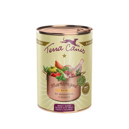 Terra Canis Hundefutter Huhn mit Süßkartoffel Getreidefrei Ragout Adult 6x385g – Bild 1 von 2