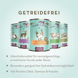 Terra Canis Hundefutter Kalb mit Petersilienwurzel, Mango und Johannisbeere Getreidefrei Adult 12x800g - 12 x 800 g – Bild 1 von 2