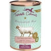 Produktbild von Terra Canis Hundefutter Lamm Stückchen in Sauce Getreidefrei ohne Farb- und Aromastoffe 6 x 400 g