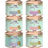 Produktbild von Terra Canis Hundefutter Mix 6 Sorten Stückchen in Sauce Getreidefrei Adult 12 x 200 g - 12 x 200 g