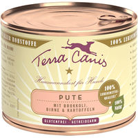 Produktbild von Terra Canis Hundefutter Pute Stückchen in Sauce Glutenfrei Adult 12 x 200 g - 12 x 200 g