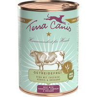 Produktbild von Terra Canis Hundefutter Rind mit Zucchini, Kürbis und Oregano getreidefrei 6 x 400 g - 6 x 400 g