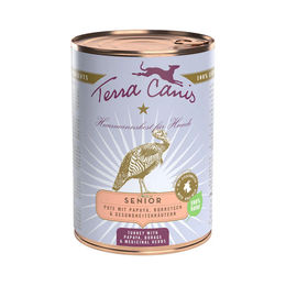 Terra Canis Hundefutter Senior Pute Getreidefrei 6 x 400 g - 6 x 400 g – Bild 1 von 3