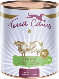 Produktbild von Terra Canis Hundefutter Senior Rind mit Sellerie 6x800g