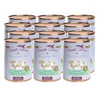 Produktbild von Terra Canis Hundefutter Senior Rind mit Sellerie Aprikose und Gesundheitskräutern 12x400g mit hohem Fleischanteil - 12 x 400 g
