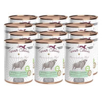 Produktbild von Terra Canis Hundefutter Wasserbüffel mit Süßkartoffel Hypoallergenes Nassfutter Getreidefrei und Glutenfrei 12x400g - 12 x 400 g