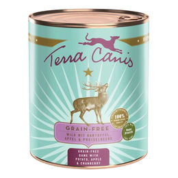 Terra Canis Hundefutter Wild mit Kartoffeln, Apfel und Preiselbeeren getreidefrei 12x800g – Bild 1 von 2