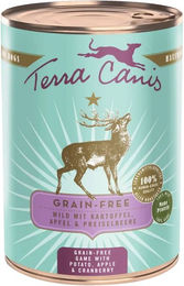 Produktbild von Terra Canis Hundefutter Wild mit Kartoffeln, Apfel und Preiselbeeren getreidefrei Adult 12x400g