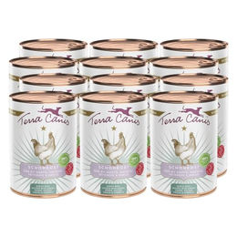 Terra Canis Hundeschonkost Huhn Nassfutter Getreidefrei 12x400 g - 12 x 400 g – Bild 1 von 3