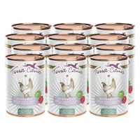 Produktbild von Terra Canis Hundeschonkost Huhn Nassfutter Getreidefrei 12x400 g - 12 x 400 g