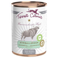 Produktbild von Terra Canis Hypoallergen Hundefutter Wasserbüffel Monoprotein Stückchen in Sauce 6 x 400 g - 6 x 400 g