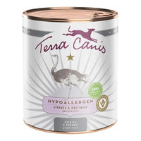 Produktbild von Terra Canis Hypoallergenes Hundefutter Strauß mit Pastinake getreidefrei 6x800g