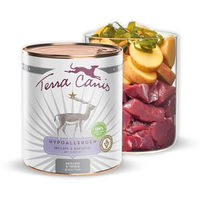 Produktbild von Terra Canis Hypoallergenes Hundefutter Wild Antilope mit Kartoffel Stückchen in Sauce Adult 800g - 800 g
