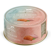Produktbild von Terra Canis Katzenfutter Adult Lachs und Huhn getreidefrei ohne Konservierungsstoffe 12 x 80 g - 12 x 80 g