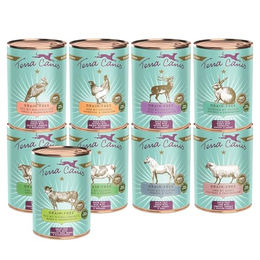 Terra Canis Kennenlernpaket L Hundefutter Nass Getreidefrei Hypoallergen Monoprotein für adulte Hunde aller Größen 9 x 400 g - 9 x 400 g – Bild 1 von 4
