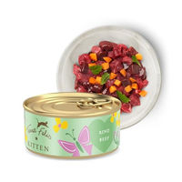 Produktbild von Terra Canis Kitten Nassfutter Rind Stückchen in Sauce getreidefrei mit hohem Fleischanteil 70g - 18 x 70 g