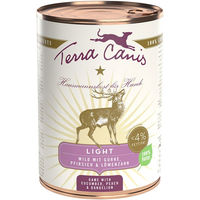 Produktbild von Terra Canis Light Hundefutter Wild mit Gurke Pfirsich und Löwenzahn Getreidefrei 6 x 400 g - 6 x 400 g