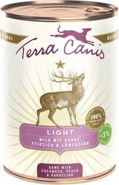 Produktbild von Terra Canis Light Hundefutter Wild mit Gurke zur Gewichtsreduktion 6x400g