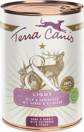 Produktbild von Terra Canis Light Hundefutter Wild und Kaninchen Getreidefrei 6 x 400 g
