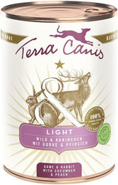 Terra Canis Light Hundefutter Wild und Kaninchen getreidefrei 6x400 g – Bild 1 von 2