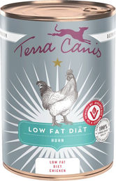 Produktbild von Terra Canis Low Fat Diet Hund Nassfutter Huhn getreidefrei und glutenfrei 6 x 400 g