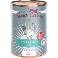 Produktbild von Terra Canis Low Fat Diet Hund Nassfutter Huhn getreidefrei und glutenfrei 6 x 400 g