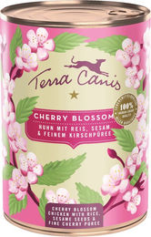 Terra Canis Menü Floralis Cherry Blossom Huhn Stückchen in Sauce 6 x 400 g glutenfrei - 400 g – Bild 1 von 2