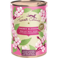 Produktbild von Terra Canis Menü Floralis Cherry Blossom Huhn Stückchen in Sauce 6 x 400 g glutenfrei - 400 g