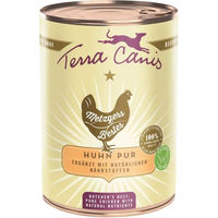Produktbild von Terra Canis Metzgers Bestes Huhn pur Hundefutter getreidefrei laktosefrei monoprotein 6x400g
