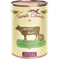 Produktbild von Terra Canis Metzgers Bestes Rind pur Hundefutter getreidefrei laktosefrei monoprotein 6x400g