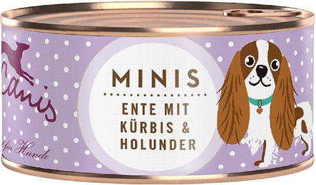 Terra Canis Mini Hundepaté Ente mit Kürbis Erdbeere und Holunder getreidefrei glutenfrei 18 x 100 g - 18 x 100 g – Bild 1 von 2