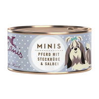 Produktbild von Terra Canis MINIS Pferd Paté mit Steckrübe, Fenchel und Salbei getreidefrei und glutenfrei 18 x 100 g - 18 x 100 g