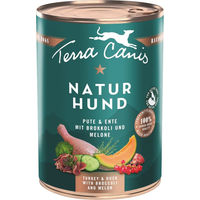 Produktbild von Terra Canis Naturhund Hundefutter Adult Pute und Ente mit Brokkoli und Melone 6 x 400 g getreidefrei und glutenfrei