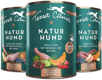 Terra Canis Naturhund Hundefutter Pute-Ente 6x400g – Bild 1 von 2