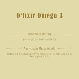 Terra Canis O'LIXIR Lachsöl Omega-3 Nahrungsergänzung für Hunde 100g – Bild 1 von 2